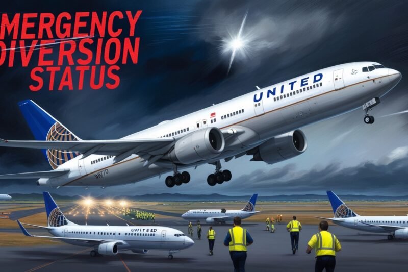 United Airlines Flight UA770 Emergency Diversion Status