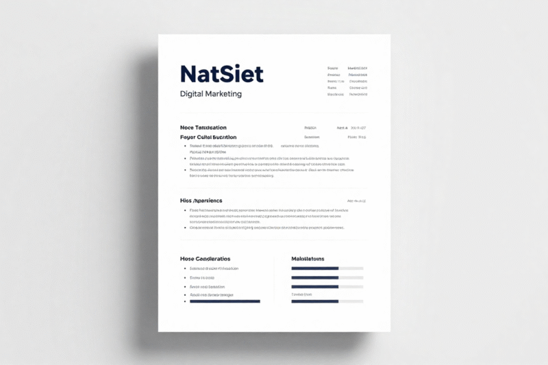 Digital Marketing Resume: A Simple Guide That Really Works