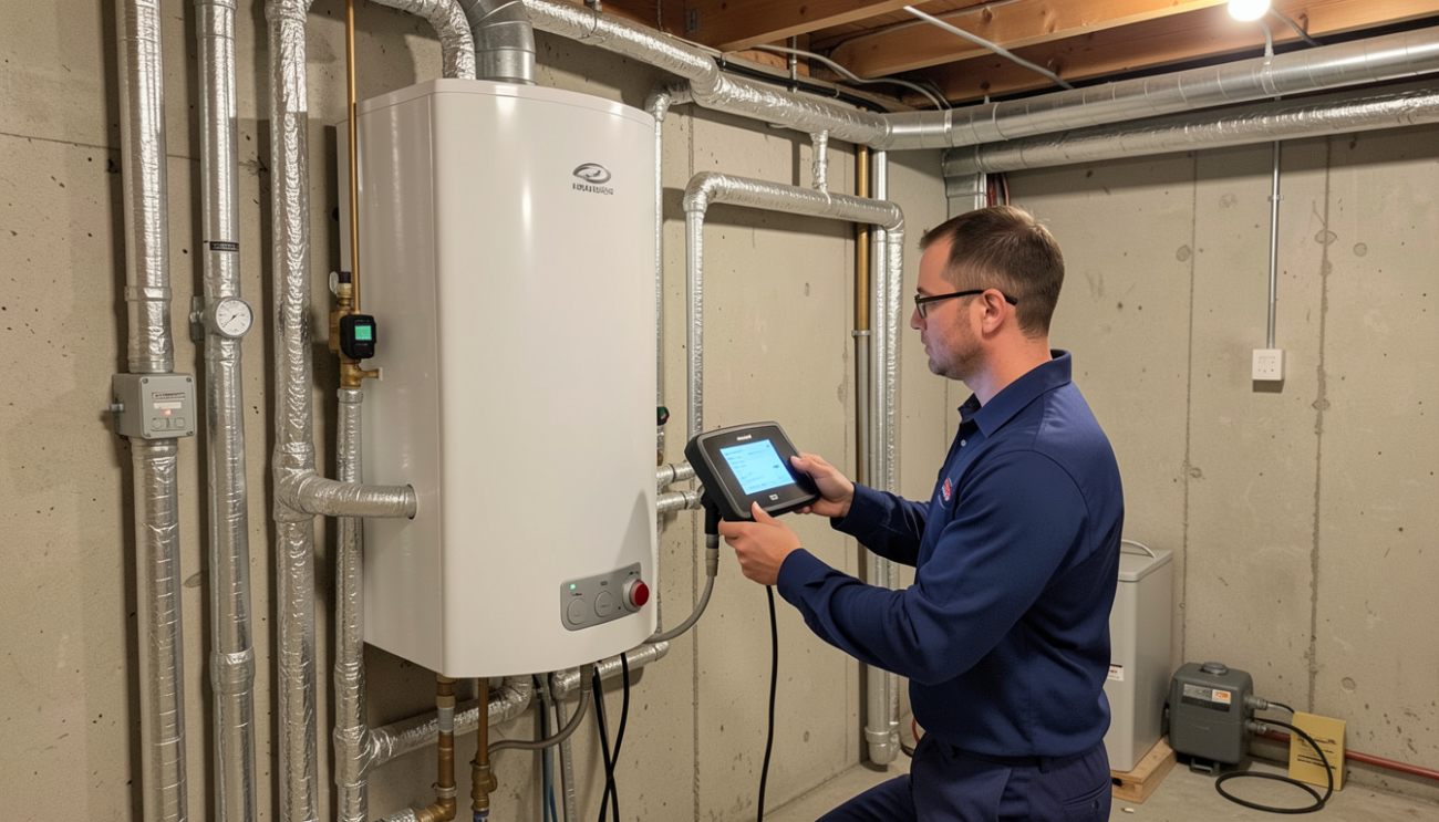 tankless water heater installation