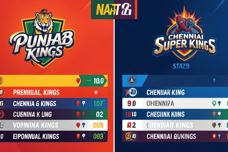 punjab kings vs chennai super kings stats